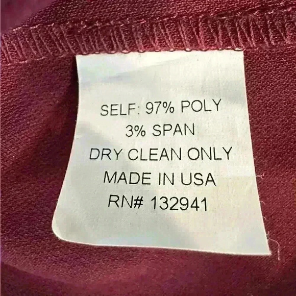 AMANDA UPRICHARD Merlot Colored Sleeveless V-Neck Popover Tie Waist Dress Size S - Picture 11 of 11